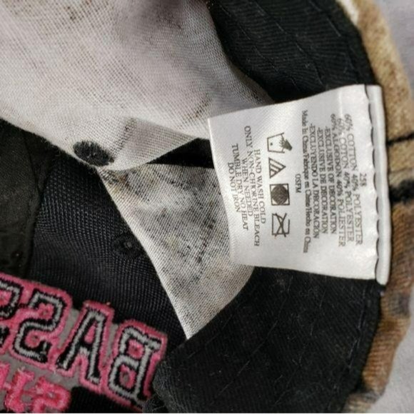 Bass Pro‎ Shops Pink Camouflage Hunting Fishing Outdoor Hat Cap Adjustable Used - Picture 8 of 8